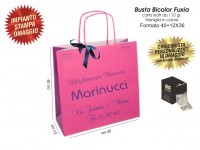 BUSTE IN CARTA BICOLOR FUXIA  